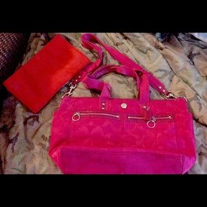 Pink Coach Baby Bag 👶 🍼